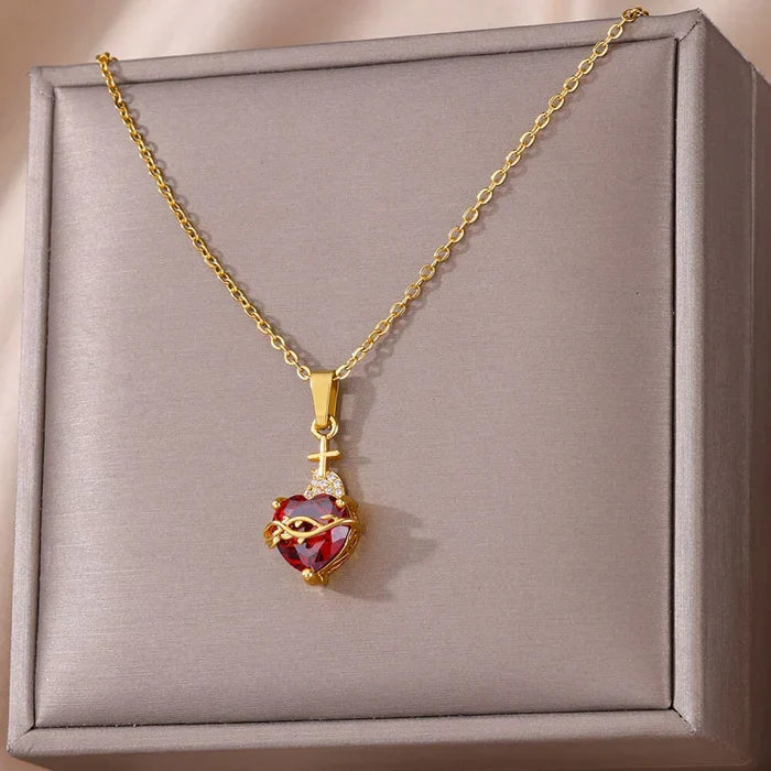 ÉCLAT | Collar Sagrado Corazón de Jesús