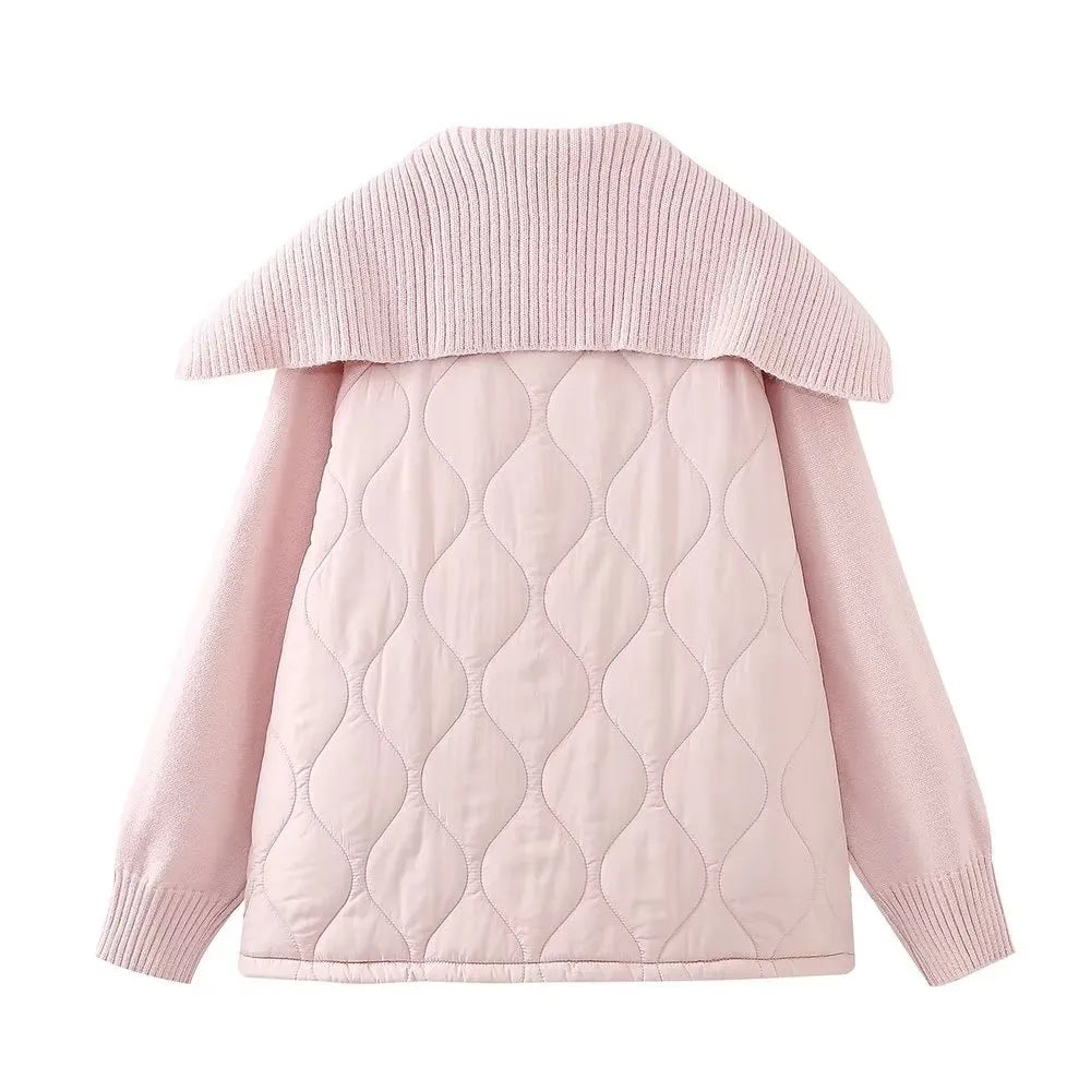 Zamma | Chaqueta acolchada con cuello de punto