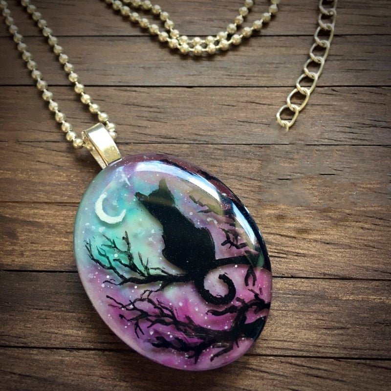 ÉCLAT | Collar Con Gato “La Noche Estrellada”