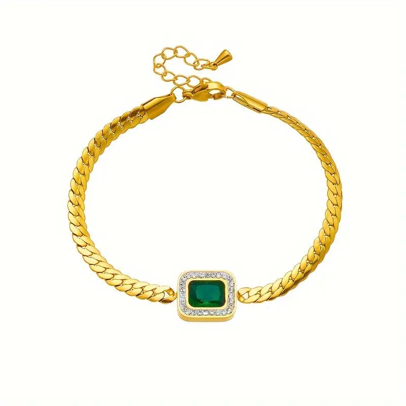 ÉCLAT | Pulsera Esmeralda Divina