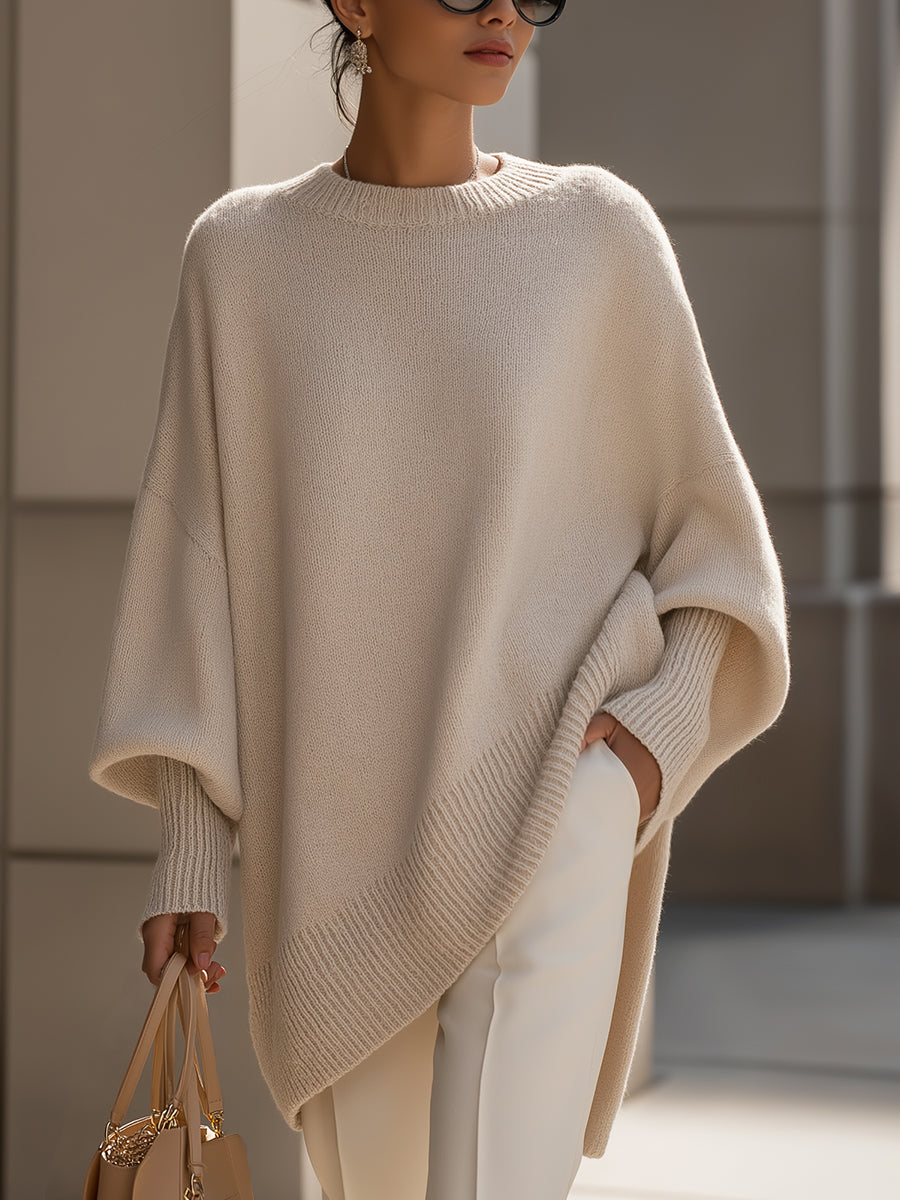 Ludovica | Jersey Oversize de Escote Amplio