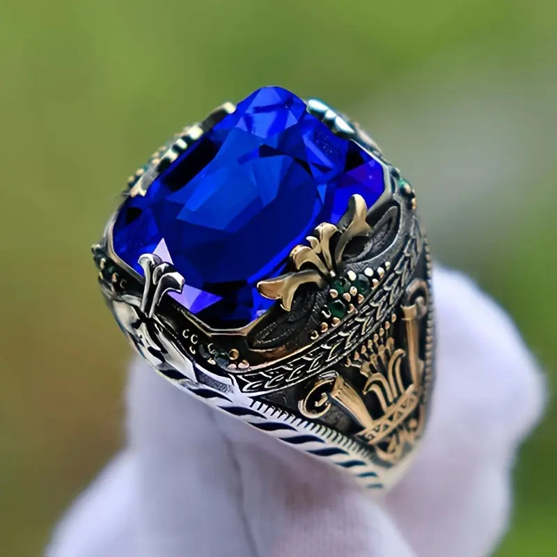 ÉCLAT | Anillo de Oro con Zafiro