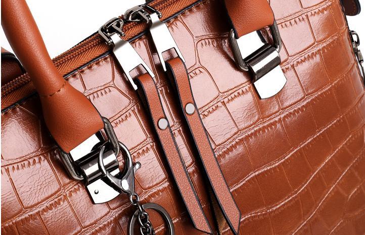 MEZTLI™ – Set Evelyn de 4 bolsos de cuero vegano