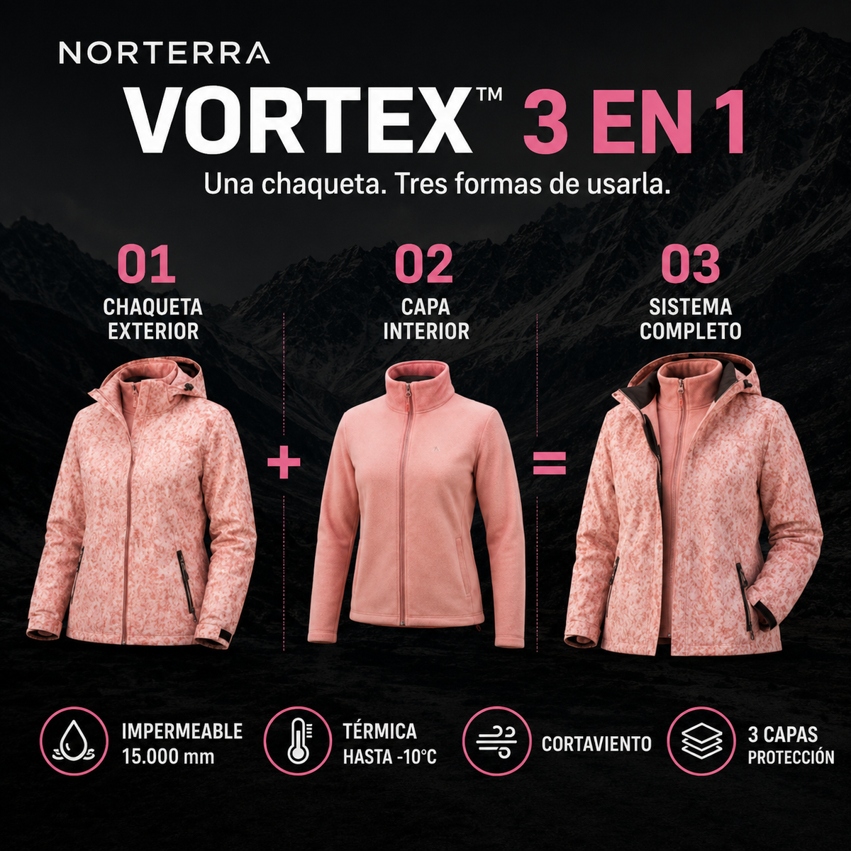 Parka Vortex™ Mujer | Temporada Invierno 2026