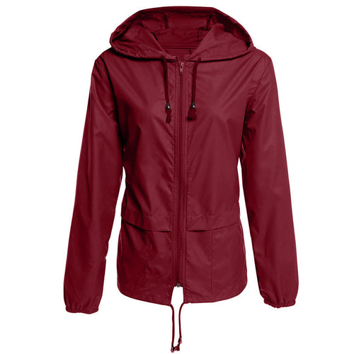 Cordón del bajo de la chaqueta Elarat en rojo vino