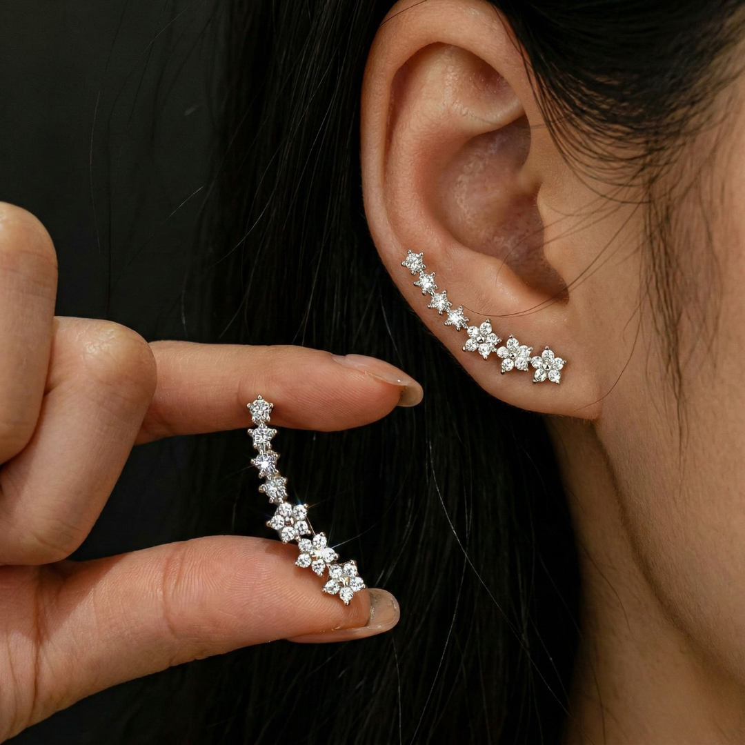 ÉCLAT | Pendientes Florales Elegantes