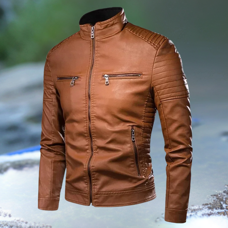 Kaizen | Bernal Chaqueta de cuero vintage