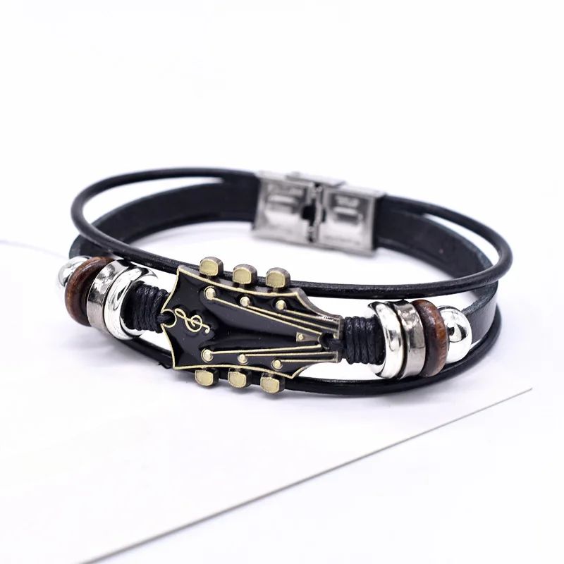 ÉCLAT | Pulsera de Cuero de Guitarra Hecha a Mano
