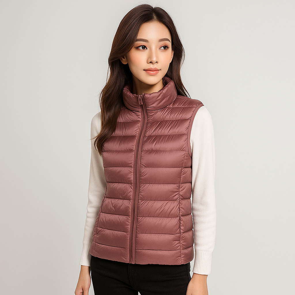 Chaleco acolchado para mujer ligero moderno - Lydiane