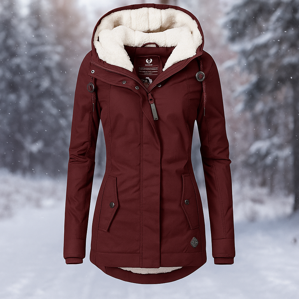 Abrigo acolchado de invierno con forro calido - Stephanie