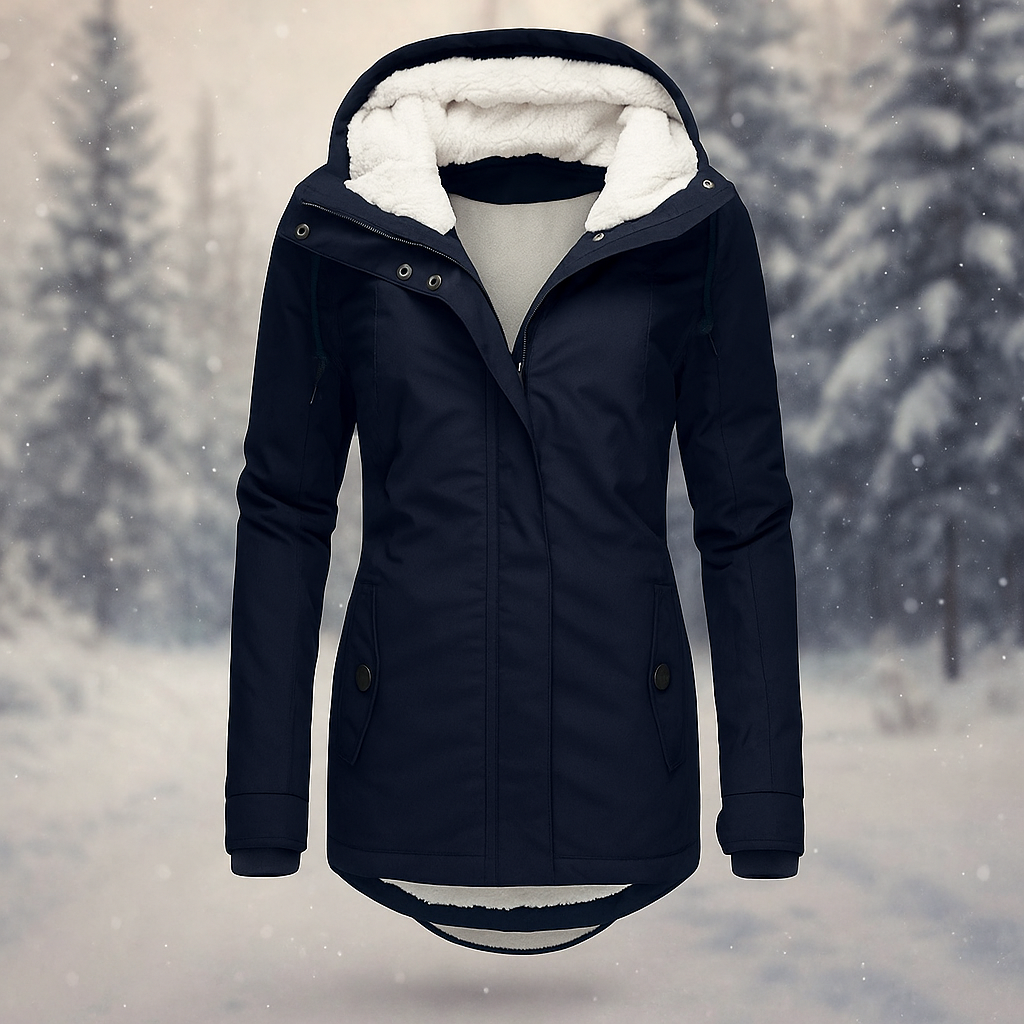 Abrigo acolchado de invierno con forro calido - Stephanie