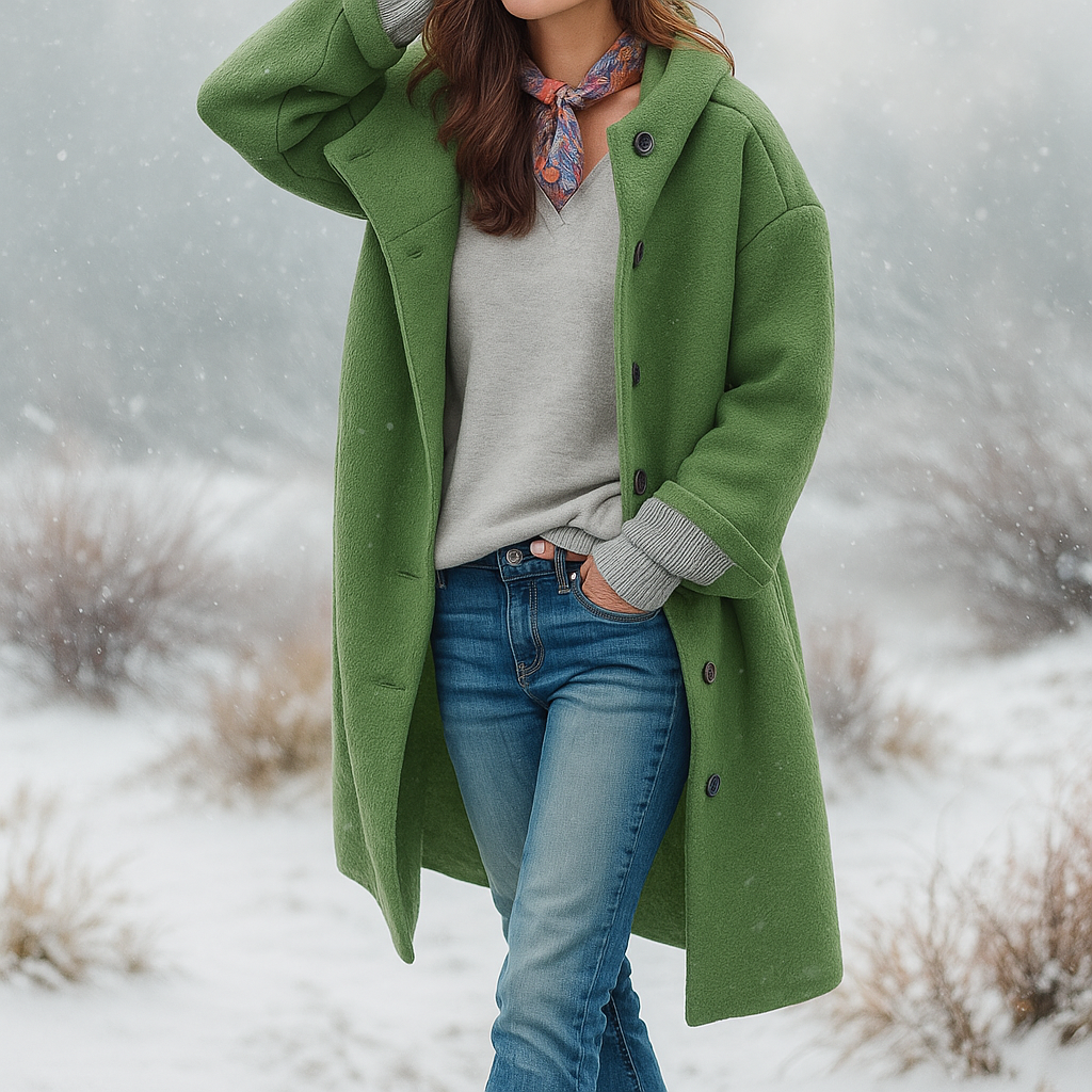 Abrigo mujer de invierno estilo casual premium - Alexia