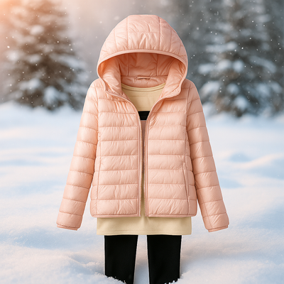 Chaqueta Nora en coral claro