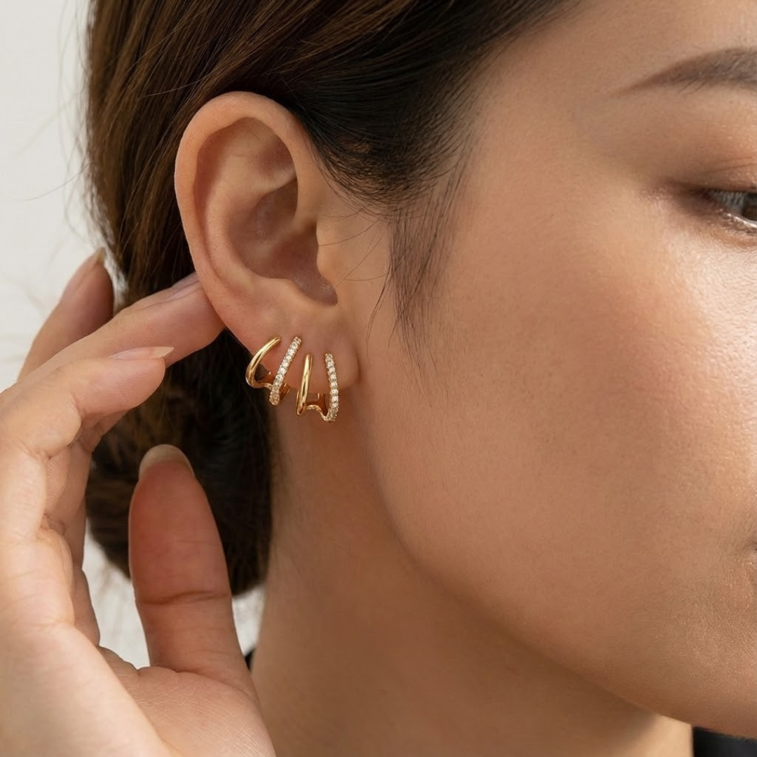 ÉCLAT | 2x1 Pendientes Garra + Pendientes Ópalo GRATIS