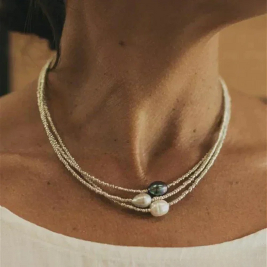 ÉCLAT | Collar de Perlas Estilo Antiguo