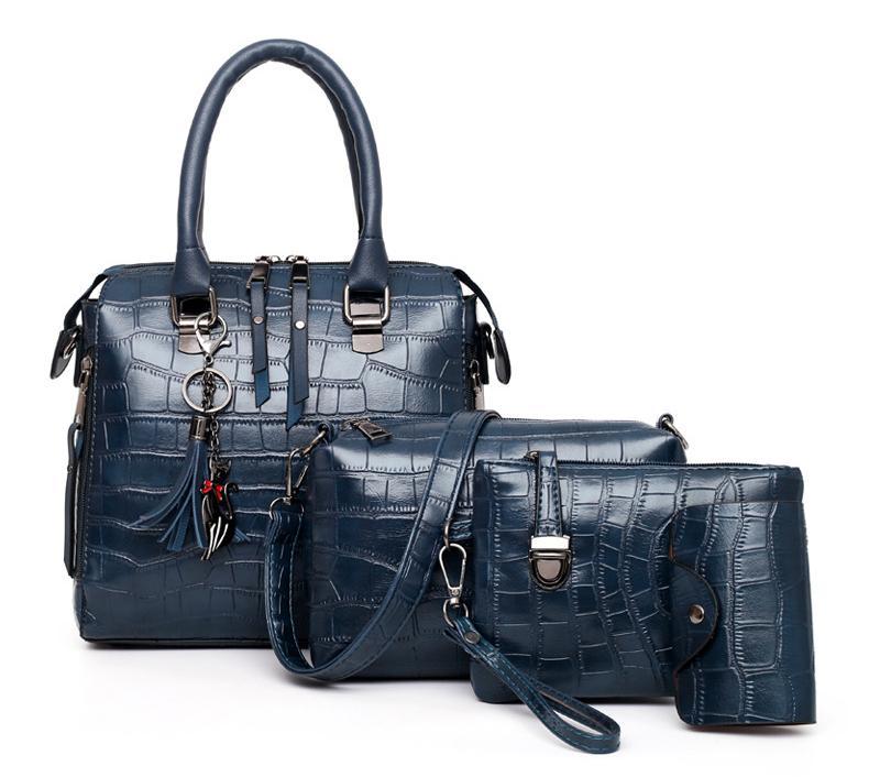 MEZTLI™ – Set Evelyn de 4 bolsos de cuero vegano