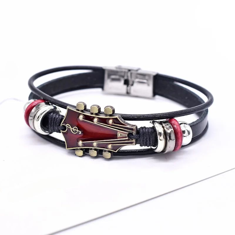 ÉCLAT | Pulsera de Cuero de Guitarra Hecha a Mano