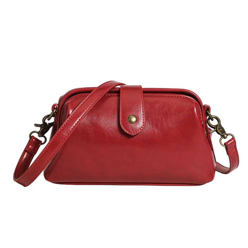 MEZTLI™ – Bolso Clara de cuero vegano vintage