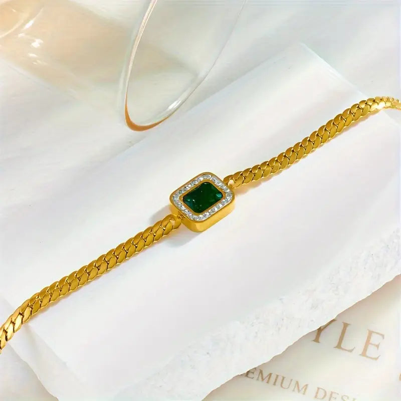 ÉCLAT | Pulsera Esmeralda Divina