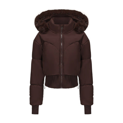 Chaqueta Avenil en marrón, vista de frente