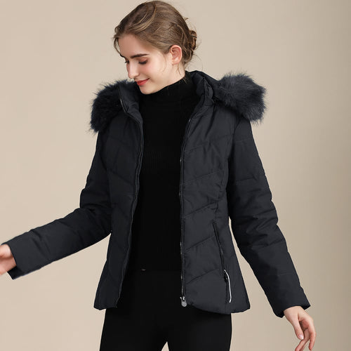 Bolsillo lateral con cremallera de la chaqueta Nerise