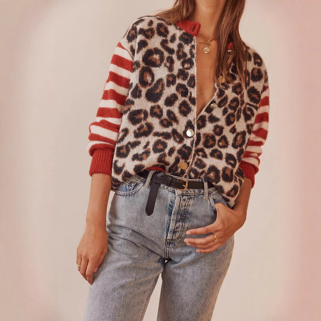 Cárdigan para mujer con estampado moderno - Alvéra