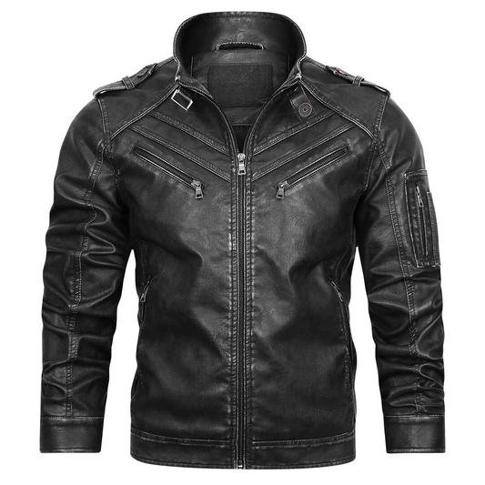 Kaizen | Chaqueta de cuero clásica