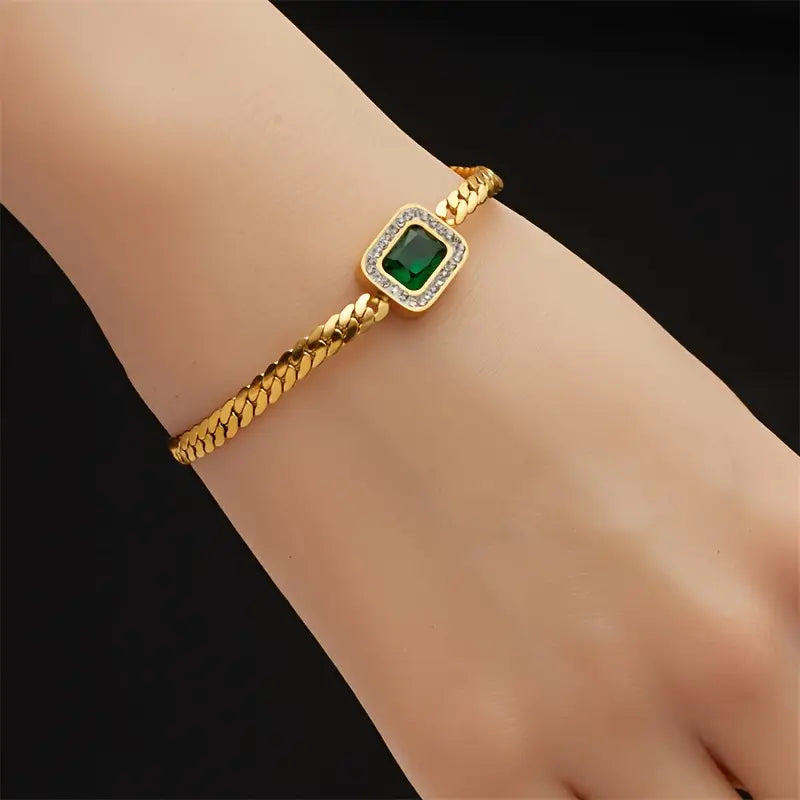 ÉCLAT | Pulsera Esmeralda Divina