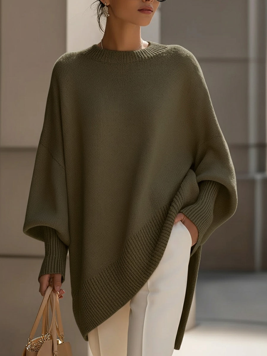 Ludovica | Jersey Oversize de Escote Amplio