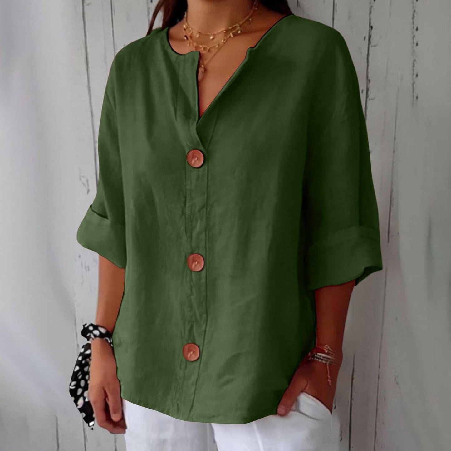 Blusa Oversize Minimalista con Estructura Vertical