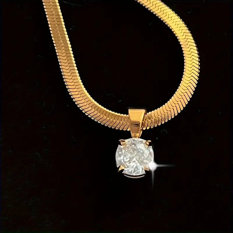 ÉCLAT | Collar Valentina Elegante | Oro