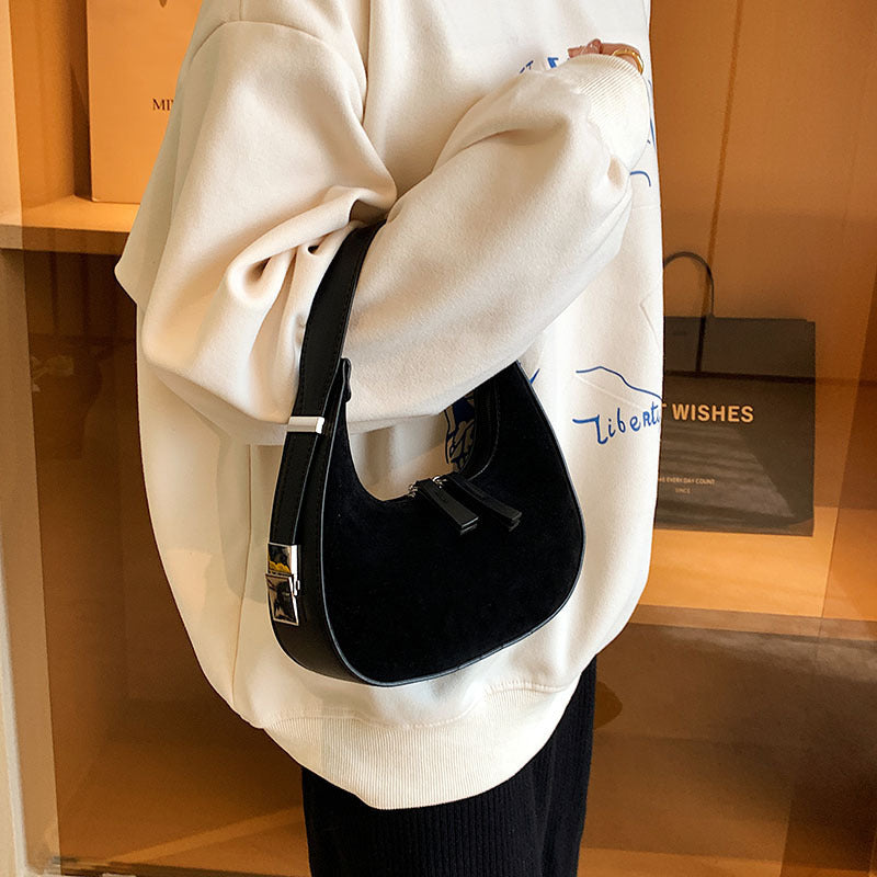 Bolso de hombro mate estilo frances - Solenne