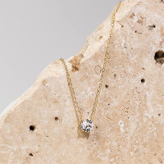 ÉCLAT | Collar Aurora Cristal | Oro