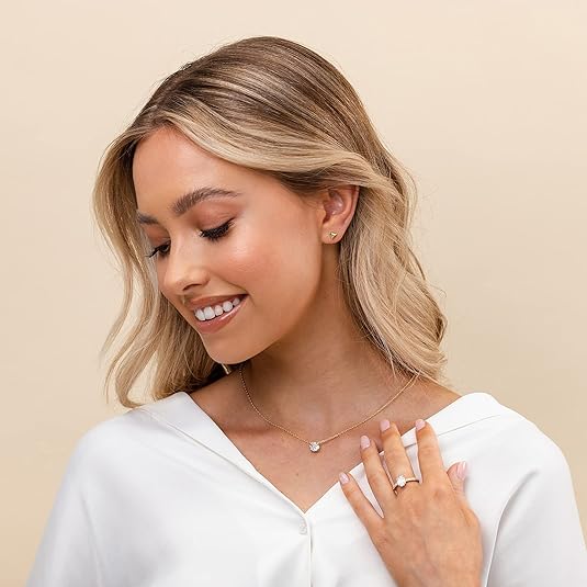ÉCLAT | Collar Aurora Cristal | Oro