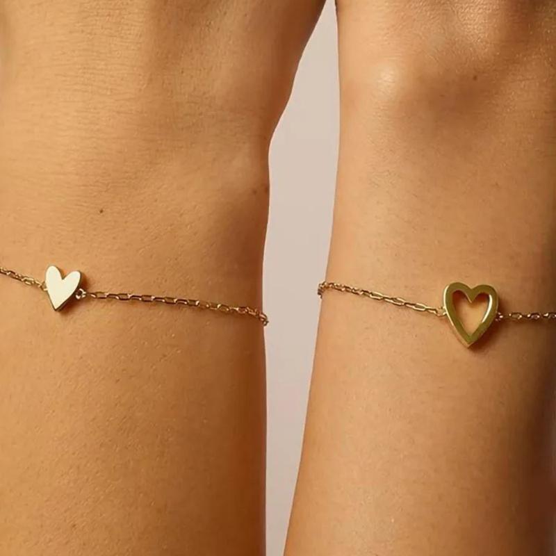 ÉCLAT | Set de Pulseras de Corazones a Juego