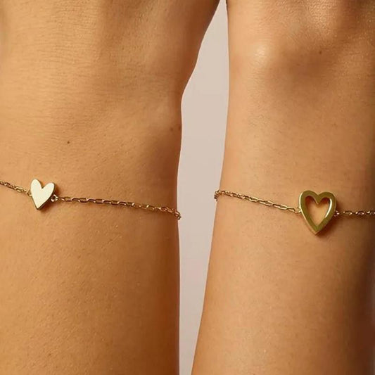 ÉCLAT | Set de Pulseras de Corazones a Juego