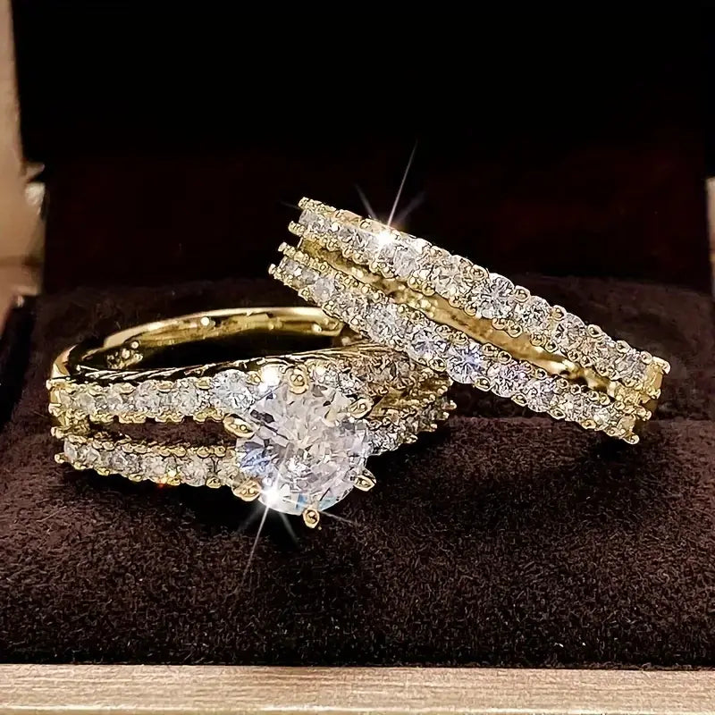 ÉCLAT | Conjunto de Anillos Amor Eterno | Oro