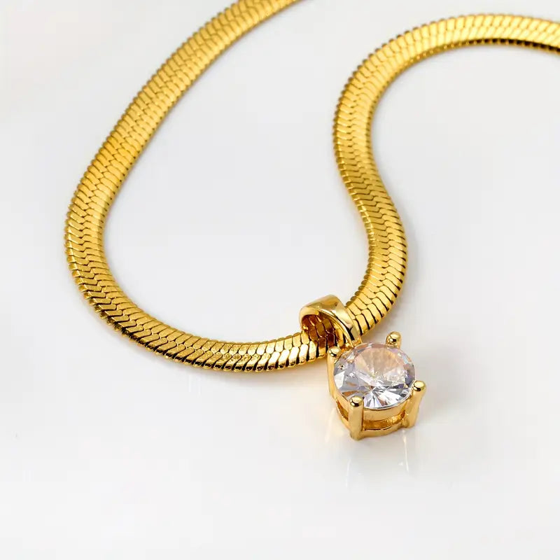 ÉCLAT | Collar Valentina Elegante | Oro