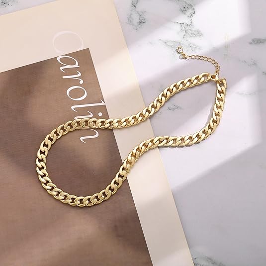 ÉCLAT | Collar Grueso de Eslabones Cubanos