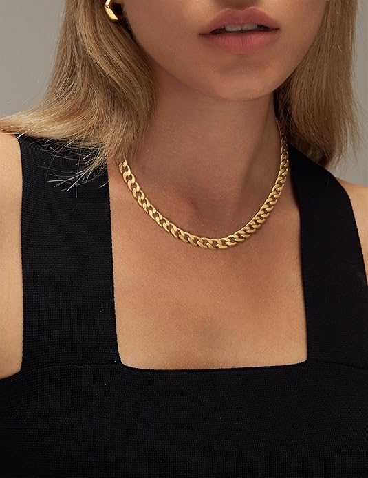 ÉCLAT | Collar Grueso de Eslabones Cubanos