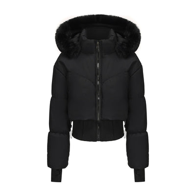Chaqueta Avenil en negro, vista de frente