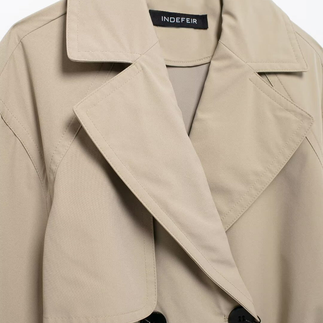 Abrigo trench para mujer estilo clásico - Svea