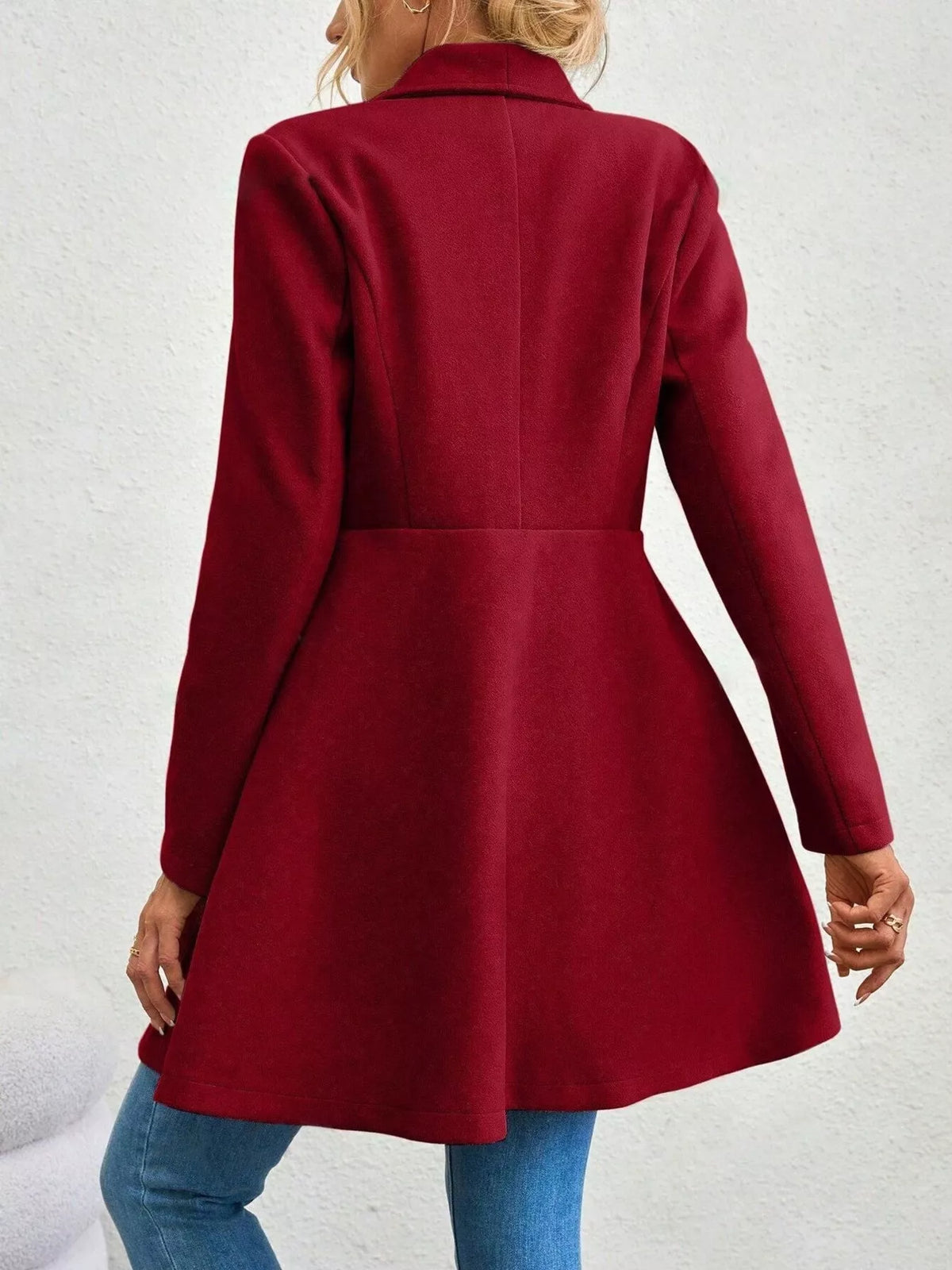 Abrigo largo y elegante para mujer - Evarine
