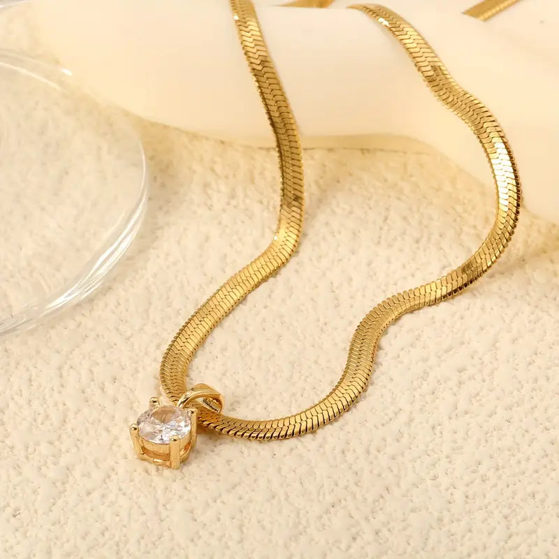 ÉCLAT | Collar Valentina Elegante | Oro