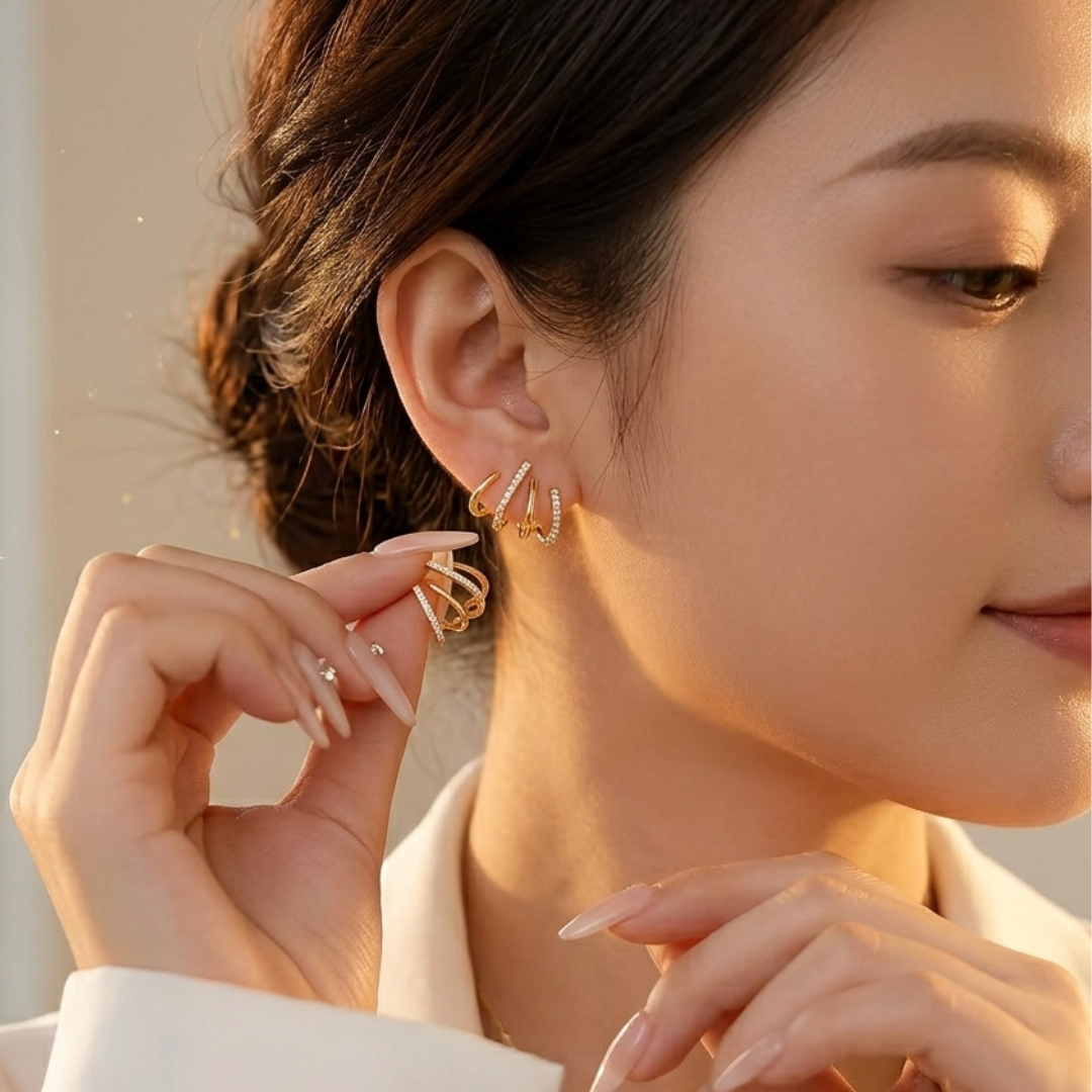 ÉCLAT | 2x1 Pendientes Garra + Pendientes Ópalo GRATIS
