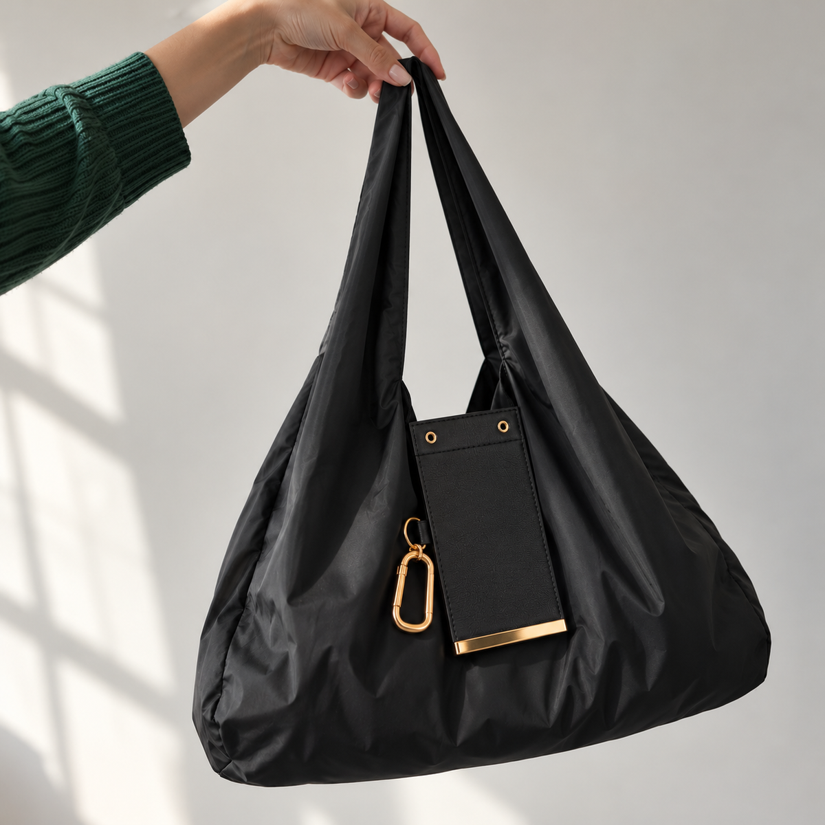 Bolso plegable que cabe en tus llaves
