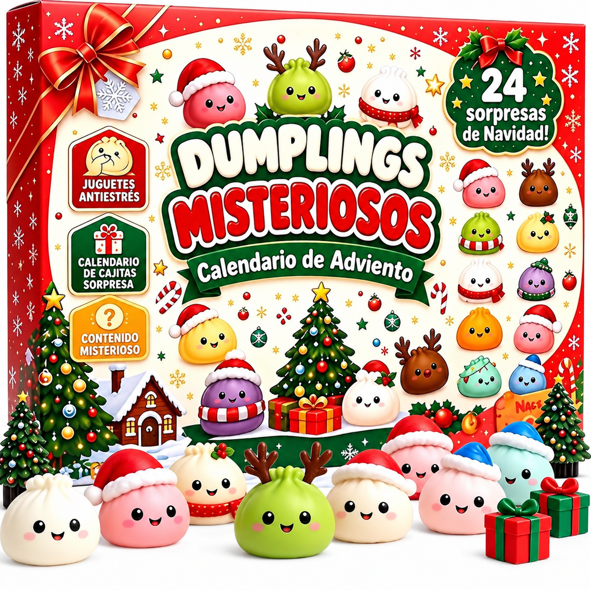 Calendario de Dumplings de Navidad
