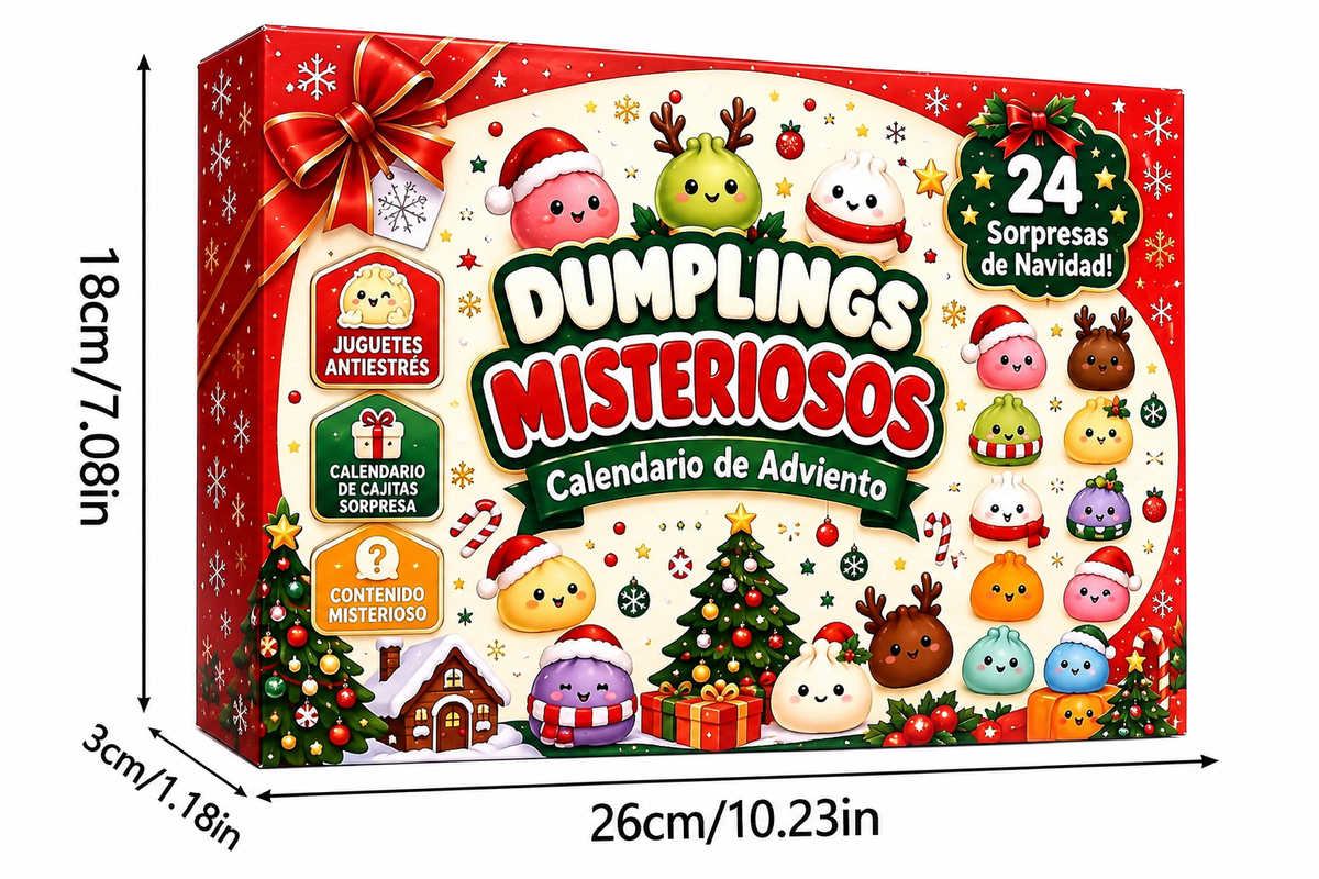 Calendario de Dumplings de Navidad