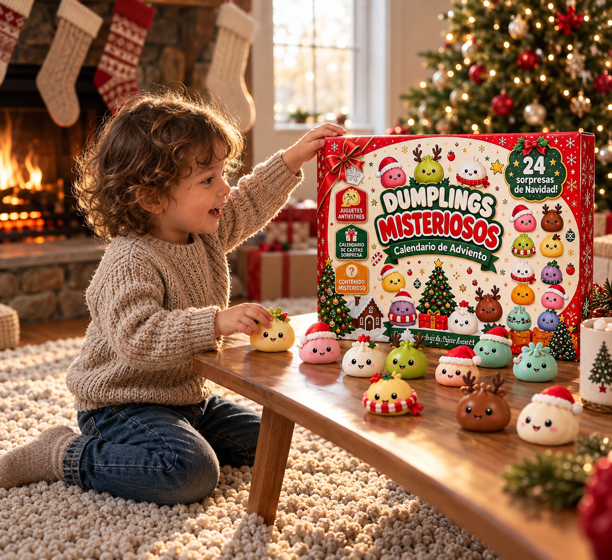 Calendario de Dumplings de Navidad