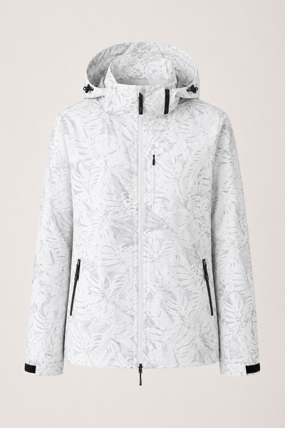 Chaqueta Fassher en blanco, de frente